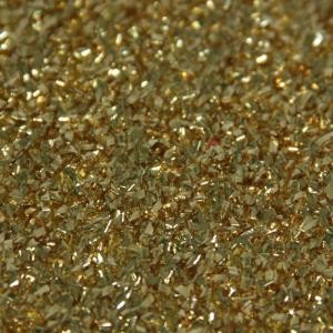 Las Vegas Dekostoff gold 110cm breit | 100% Polyester Effektstoff 100g/m² B1