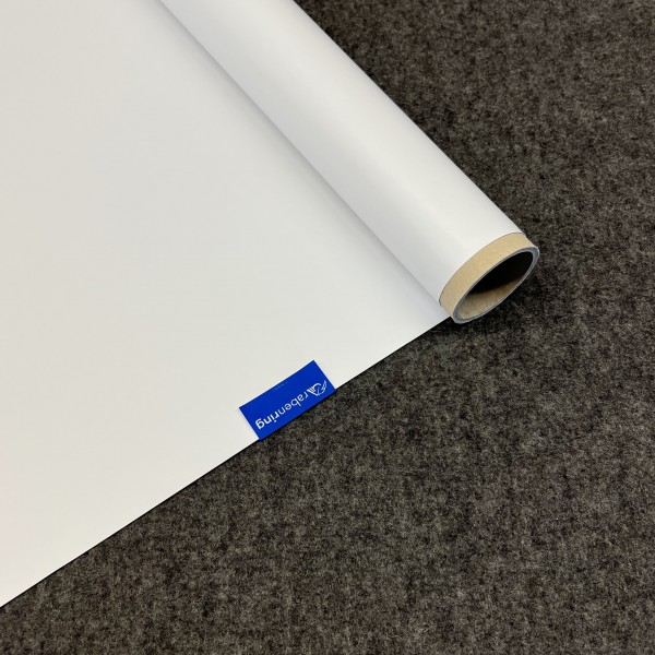 Aufprojektionsfolie weiss 220cm breit | 420g/m² PVC B1 - Beamer Leinwand