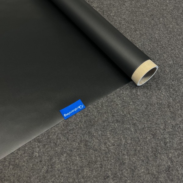 Rückprojektionsfolie anthrazit 220cm breit | PVC B1 | 400g/m² - Beamer Leinwand